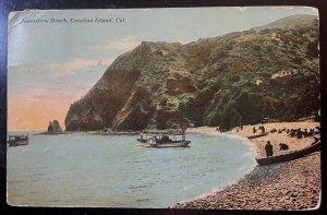Vintage Postcard 1912 Moonstone Beach, Catalina Island, California (CA)