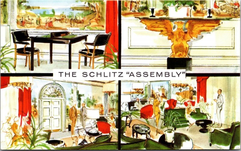 Postcard The Schlitz Assembly Brewing Company Milwaukee, Wisconsin~2092