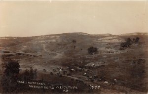 J21/ Trotters North Dakota RPPC Postcard c1910 Powel Horse Ranch Welch 219