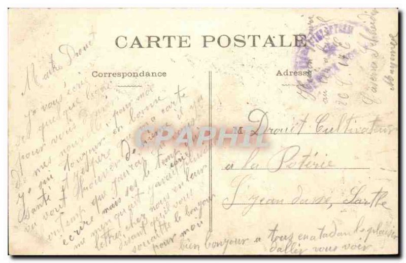 Laval - Entree Barracks Schneider - Old Postcard
