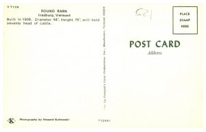 Vermont Irasburg Round Barn