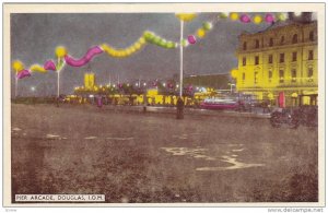 Illuminated Pier Arcade, DOUGLAS , I.O.M. , 1910s