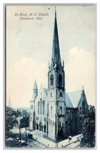 St Paul Methodist Episcopal Church Cincinnati Ohio OH UNP DB Postcard Z8