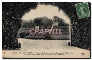 Postcard Old Palace of Compiegne View Cradle of taking the Emperor Park