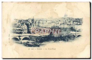 Old Postcard Paris Pont Neuf