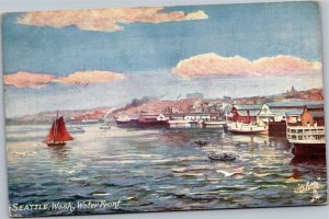 Postcard WA Seattle Raphael Tuck 2671 - Water Front