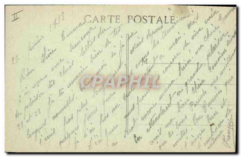 Postcard Old Army Baccarat High Street