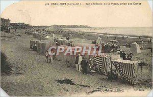 Postcard Old Pornichet (Loire Inf) Vue Generale taking Dunes Beach