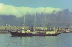 Vema Trawler Ship at South Africa Fuji Rare Postcard