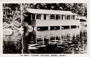 Muskoka Ontario The Annex Pleasant View House ON Unused RPPC Postcard H54