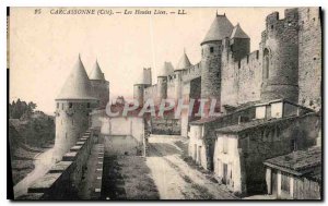 Postcard Old Carcassonne Cite the High Strings