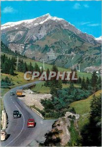 Postcard Modern Arlbergstrasse und mit stuben trittkopf