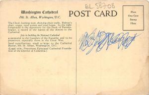 BR58708 washington cathedral choir  usa postcard