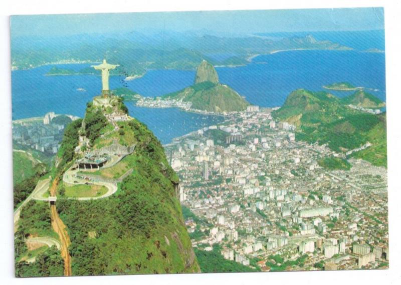 Rio de Janeiro Cristo Redentor Corcovado 1975 4X6 Stamps