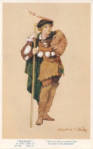 SHAKESPEARE, As You Like It, Character Series Rosalind, Artist M Bates 1910 AS