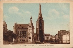 CPA REDON La Mairie et la Tour Isolee (1251714)