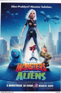 Monsters vs. Aliens Movie , 2009 ; Alien Problem? Monster Solution