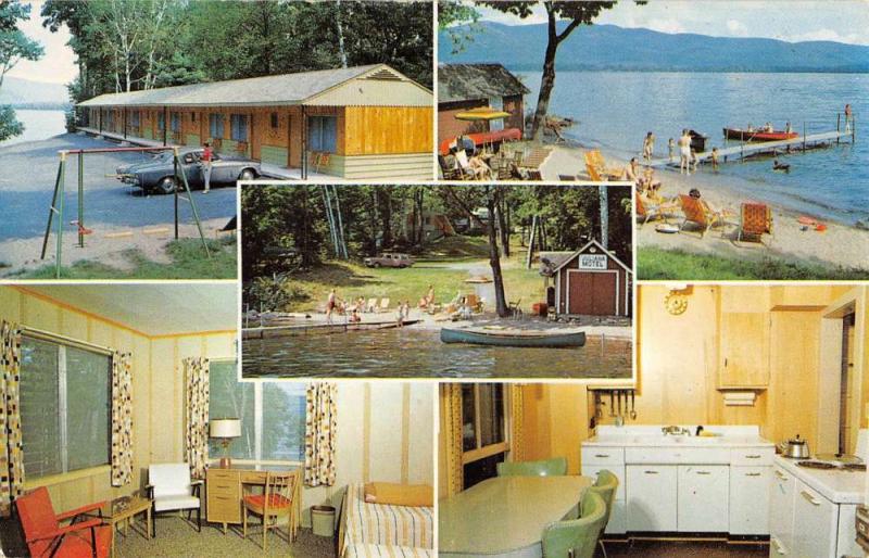 Diamond Point New York Juliana Motel Multiview Vintage Postcard K87578