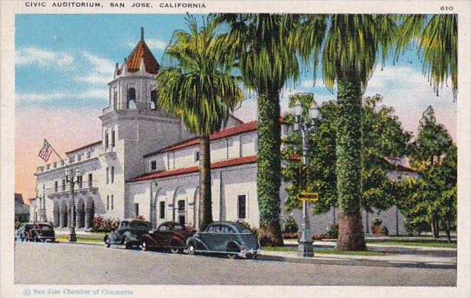 California San Jose Civic Auditorium 1944