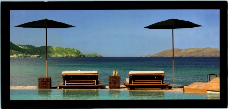 Christopher Hotel St Barth French West Indies Pair of Postcards