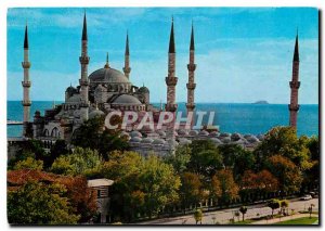 Postcard Modern Istanbul ve Saheserleri The Blue Mosque