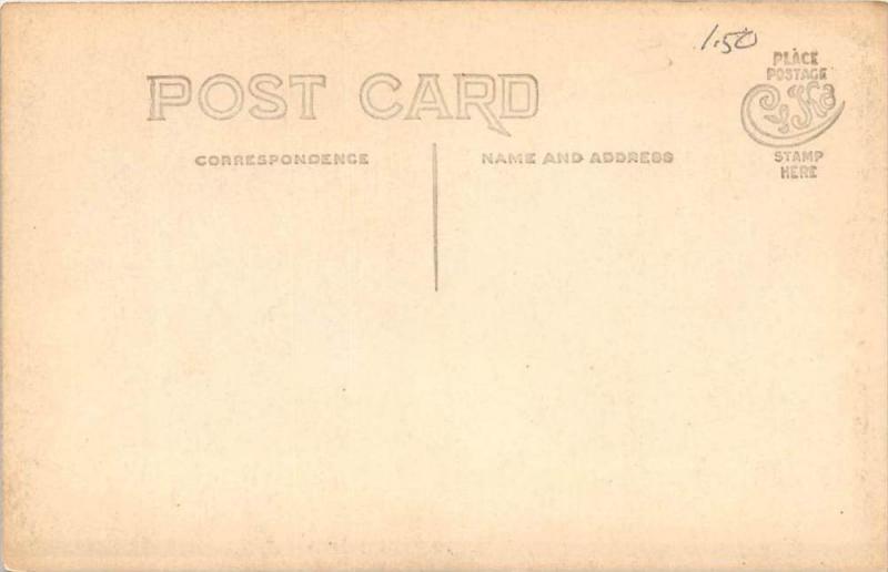 Snow covered street  real photo