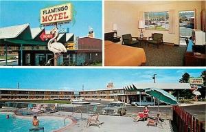 OR, Portland, Oregon, Flamingo Motel and Restaurant, Multi View, Dexter Press