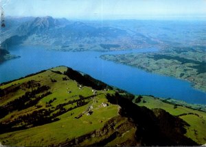 Switzerland View Of Vierwaldstaettersee Pilatus and Lucerne