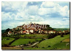 Postcard Modern Colors And Light From France Les Hauts De Bourgogne Places Ve...