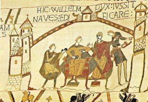 Tapisserie De Bayeux William & Bishop Odon Order A Fleet To Be Built Postcard
