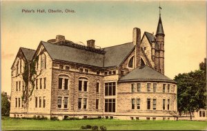 Hand Colored Postcard Peter's Hall in Oberlin, Ohio~137805