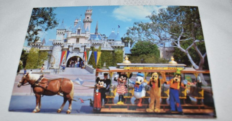 Disneyland Sleeping Beauty Castle California Postcard Disney 