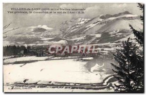 Villard de Lans - winter resort - Vue Generale - The Cornofion and the neck o...