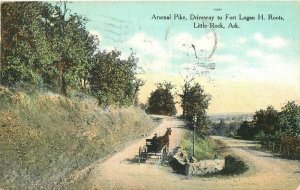 Arkansas Little Rock Arsenal Pike Fort Logan #10891 Postcard 22-6700