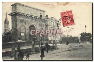 Old Postcard Montpellier Arc de Triomphe and Sainte Anne