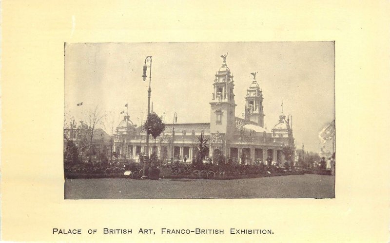 Postcard exhibitions Franco-British exhibition palace of British art