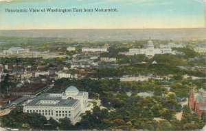 United States panoramic view of Washington  East from monument 1914 