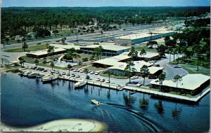 Vtg Panama City Florida FL Holiday Lodge & Restaurant Postcard