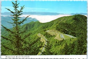 Postcard - Waterrock Knob Overlook, Blue Ridge Parkway - North Carolina