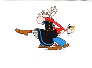 Popeye And Olive Oil Dancing, 5 X 7 inch Image from 1994 Calendar