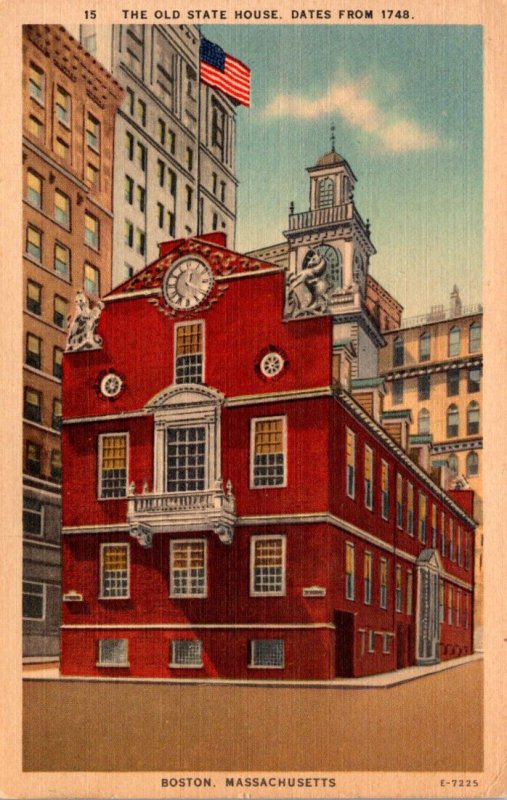 Massachusetts Boston The Old State House 1951
