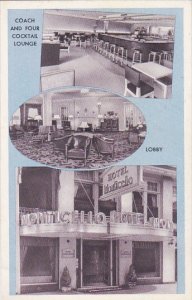 Coach and Four Cocktail Lounge and Lobby Hotel Monticello Atlantic City New J...