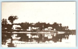 RPPC  BIRCHWOOD, Wisconsin WI ~ GRAND VIEW CLUB RESORT Washburn County Postcard