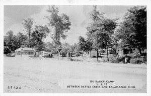 Augusta Michigan 101 Ranch Camp Vintage Postcard AA65418 