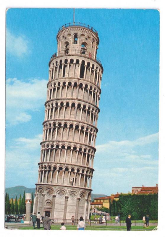 Pisa Italy Leaning Tower Tuscany Postcard