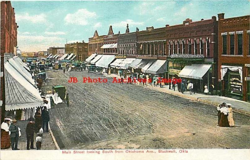 OK, Blackwell, Oklahoma, Main Street, Looking South, Stores, SouthWest