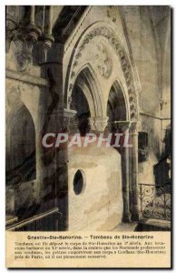 Old Postcard Graville Sainte Honorine Tomb Ste Honorine