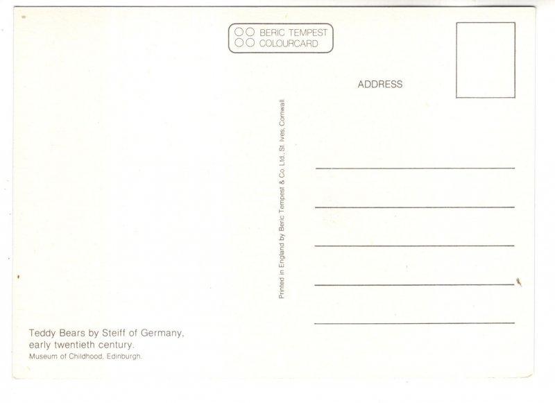 Three Teddy Bears by Steiff of Germany