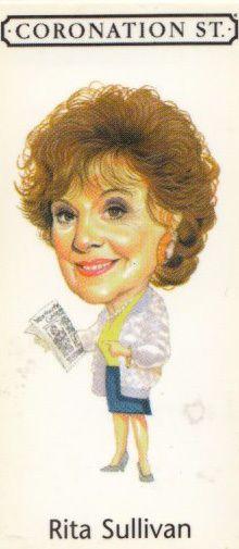 Rita Sullivan Coronation Street Unique Tiny Miniature Collectors Card