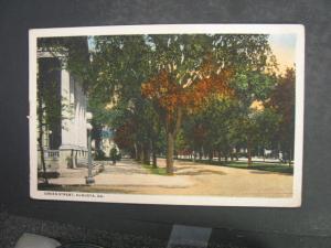 AUGUSTA GA Green Street c1920 Postcard
